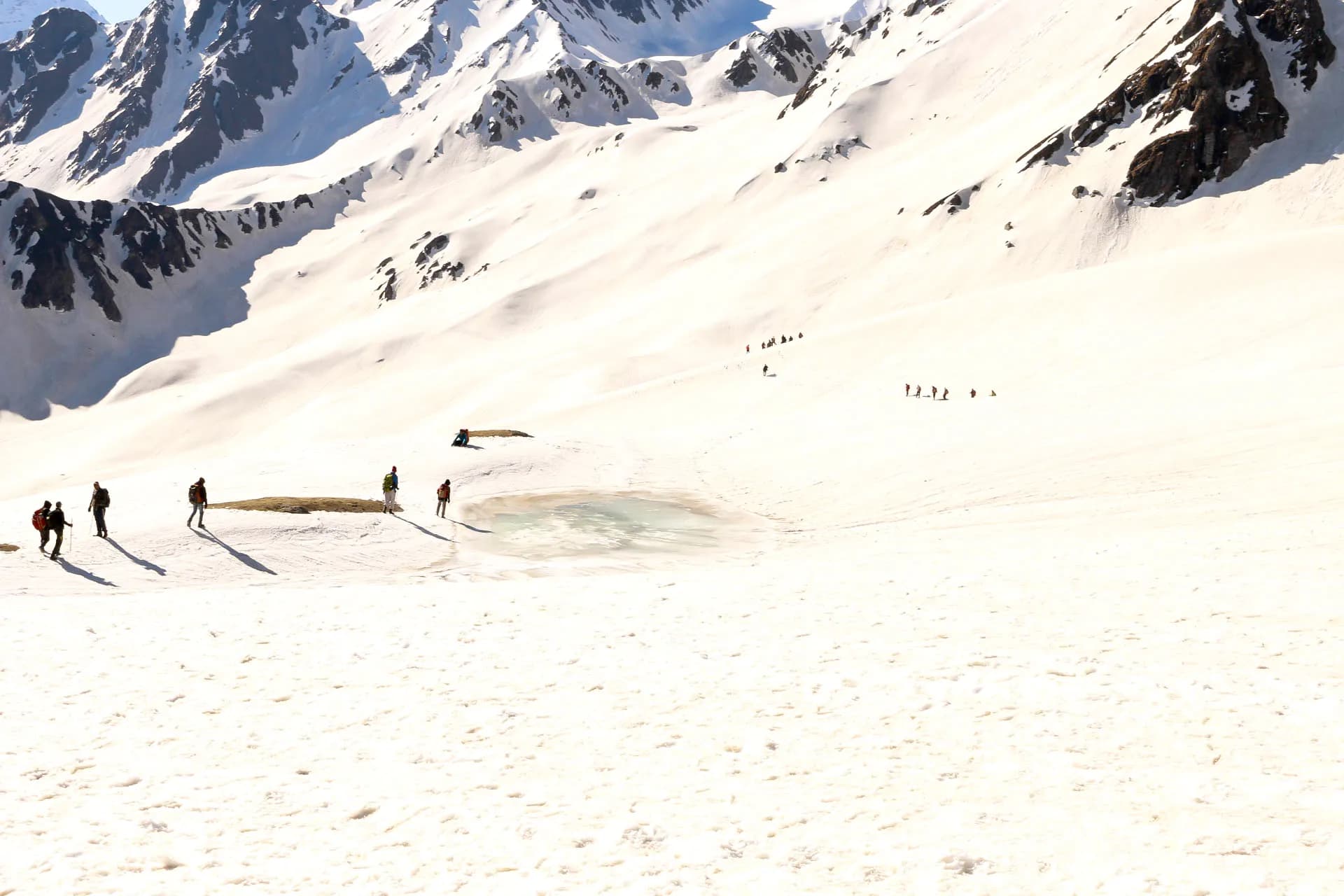 Sar Pass Snow Slide & Alpine Meadow Trek